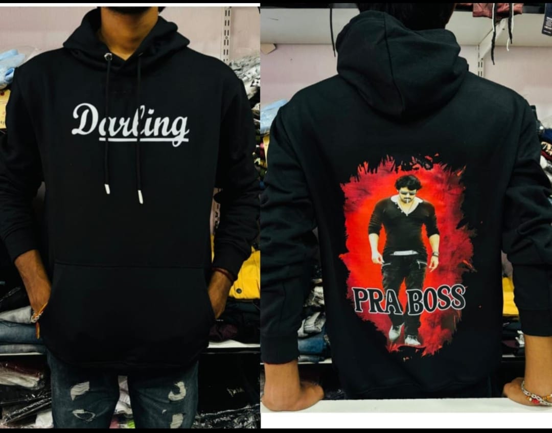 premium black darling hoddie