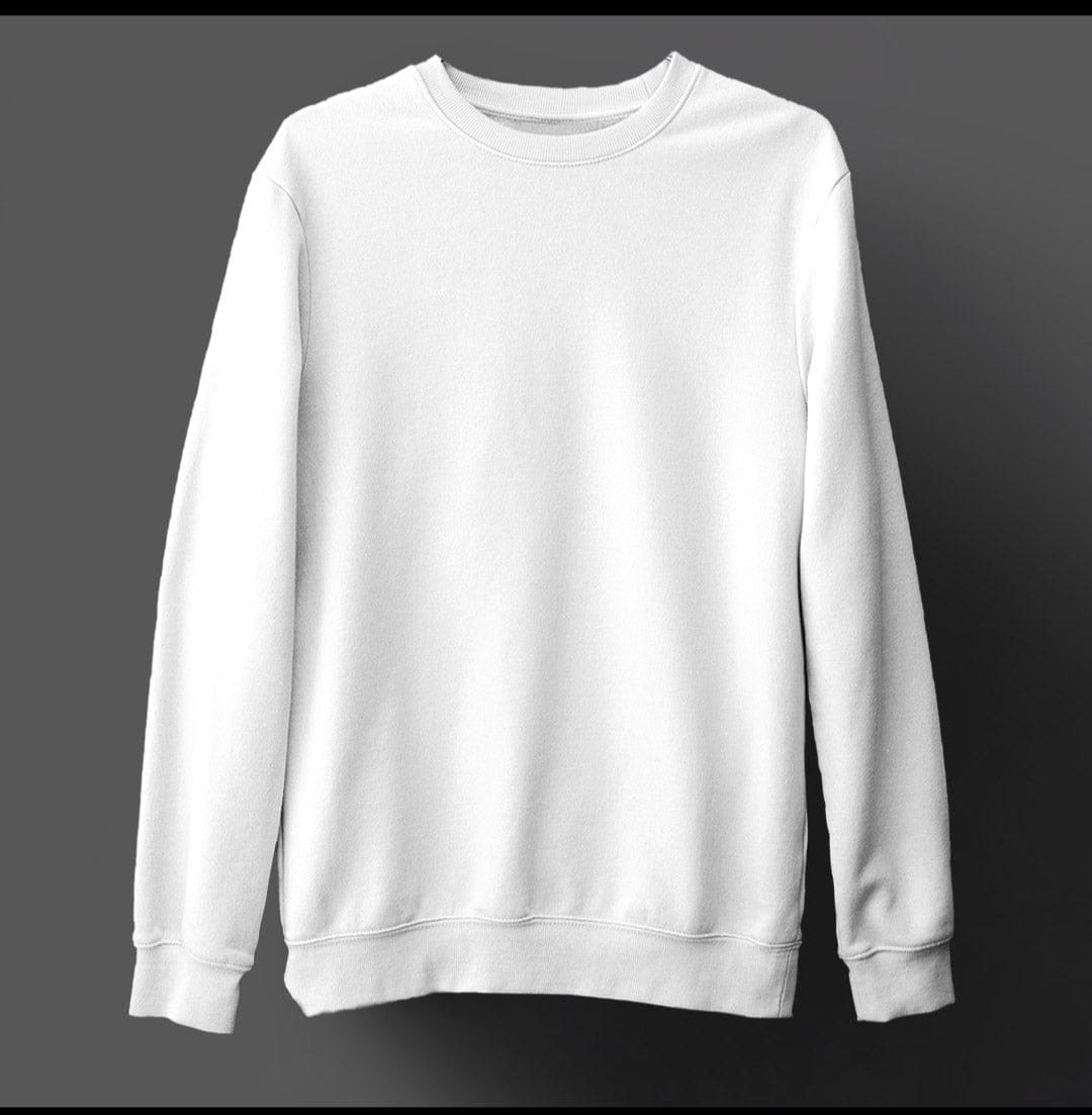 premium mb white sweatshirt